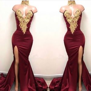 Floor length mermaid gown
